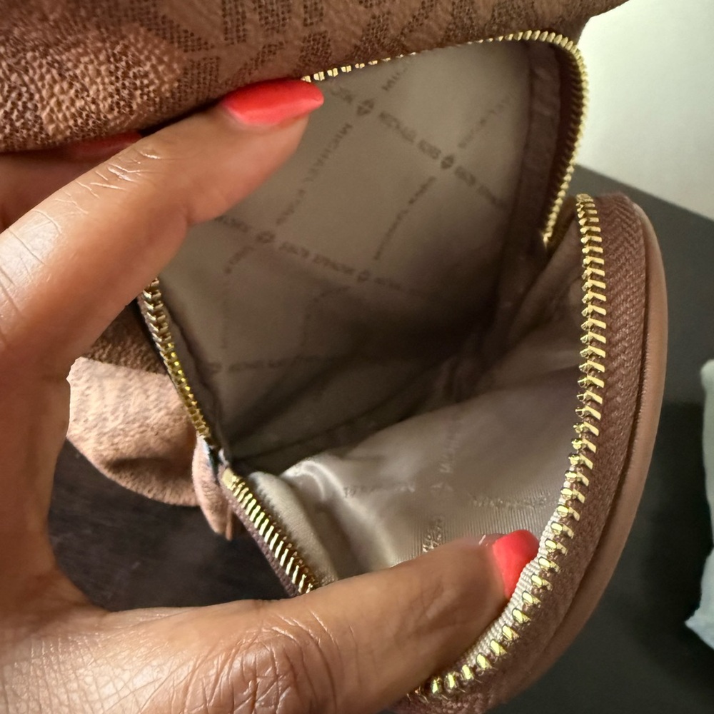 Michael Kors Tan and Brown Backpack - Picture 7 of 9